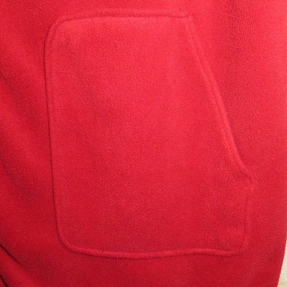 Craft & Barrow XL Red Plush Vest - Picture 5 of 6